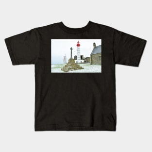 Saint-Mathieu in winter Kids T-Shirt